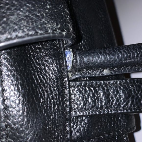 black leather backpack - Picture 5 of 9